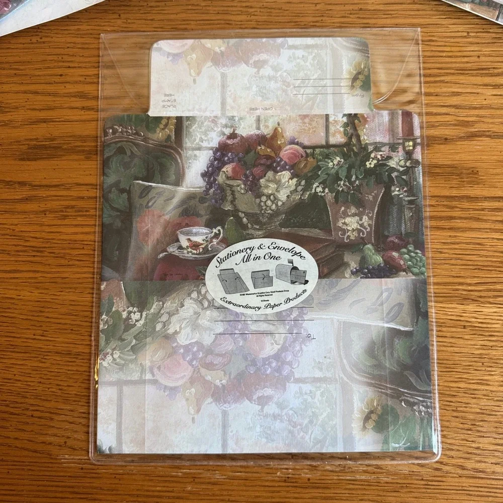 Vintage Mary Kay Crowley Stationery & Envelopes in‎ One Four designs 29 sheets